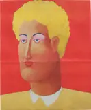Nicolas Party, Untitled, 2014, digital print on paper bag