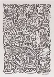 Sam Cox, Untitled, 2017, acrylic paint pen on paper