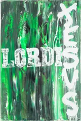 Karl Lagasse, Jesus Is Lord, 2020, acrylic on canvas