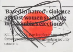 Untitled by Oscar Murillo, 2019, graphite, oil crayon and digital print on Japanese paper mounted on board, sold Oct 2021