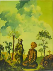 Just The Two Of Us by Djordje Ozbolt, 2006, acrylic on canvas, sold Oct 2021