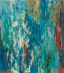 Neun by Uwe Kowski, 2002, oil on canvas, sold Oct 2021