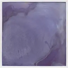 Broken Face (Blue/Purple) by Alex Da Corte, 2012, shampoo on framed mirror, sold Oct 2021