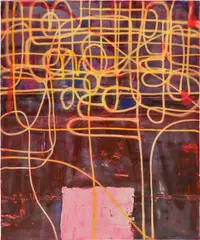 Alex Hubbard, Untitled, 2011, acrylic, resin and fibreglass on canvas