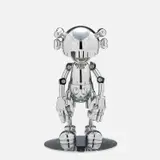 Kaws x Hajime Sorayama, NO FUTURE COMPANION (SILVER CHROME VERSION), 2008, chrome-coated metal, with original packaging