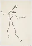 Max Ernst, Ernst Wilhelm Leberecht Tempel, 1965, oil crayon on paper