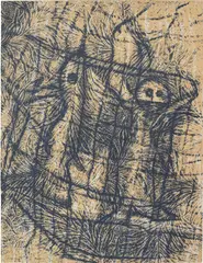 Un chant d'amour by Max Ernst, 1958, lithograph on paper, sold Dec 2021