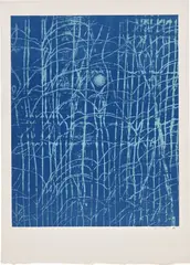 La forêt, à l'aube by Max Ernst, 1958, lithograph on Rives paper, sold Dec 2021