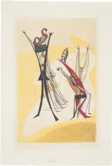 Rythmes by Max Ernst, 1950, lithograph on Arches paper, sold Dec 2021