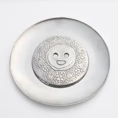 Amathusia by Max Ernst, 1973, silver relief plate, sold Dec 2021