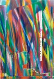 Katharina Grosse, Untitled, 2018, acrylic on canvas