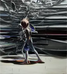 Jia Aili, The Young, 2012, oil on canvas