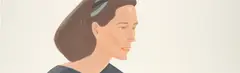 Gray Bow by Alex Katz, 1989, oil on canvas, offered Feb 2020
