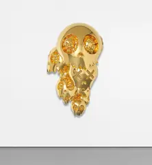Takashi Murakami, Dragon Heads - Gold, 2015, gold leaf on carbon fibre