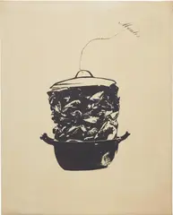 Marcel Broodthaers, Moules, 1967, photographic canvas