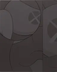Kaws, ON TIME, 2011, acrylic on canvas, in 2 parts