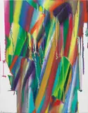 Katharina Grosse, Untitled, 2017, oil on canvas