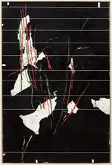 Untitled by Harold Ancart, 2012, oil stick on paper, in artist's frame, offered Feb 2020