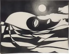Kara Walker, Untitled, 2015, spray paint on vellum