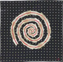 Louise Bourgeois, Untitled, 2006, ink on fabric and fabric collage