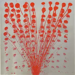 Untitled by Ian Davenport, 1988, oil on canvas, sold Feb 2020