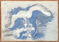 Study for Pastorale by Jacques Lipchitz, 1933, tempera and graphite on panel, offered Feb 2020