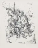 Glenn Brown, Drawing 30 (after Gossaert)