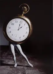 Laurie Simmons, Walking Pocket Watch (color)/ The Music of Regret, 2006, Flex print