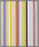 Anselm Reyle, Untitled, 2008, acrylic, mirror, silver foil, glitter and mixed media on canvas