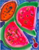 Katherine Bernhardt, Fruits