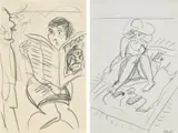 Ella Kruglyanskaya, Two works: i) Untitled; ii) Untitled