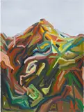 Andy Woll, Mt. Wilson (Western IX), 2016, oil on canvas