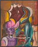Untitled by Jakub Julian Ziółkowski, 2010, oil on linen, sold Jul 2020