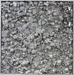 Farvel Interesat by Tal R, 2003, mixed media on canvas, in artist's frame, sold Jul 2020