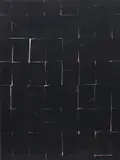 Latifa Echakhch, Sans Titre XXXIX (LE 310), 2012, black carbon paper on canvas