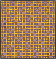 Haynal by Victor Vasarely, 1964, casein and paper collage on panel, in artist's frame, offered Jul 2020