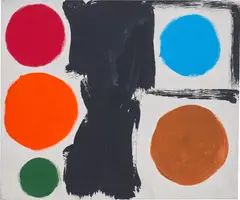 Patrick Heron, 5 Discs, 1964, oil on canvas
