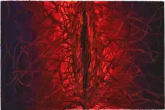 Untitled by Anish Kapoor, 2008, gouache and acrylic on paper, sold Jul 2020