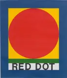 R.A. Sir Peter Blake, Red Dot, 2004, paper collage on board