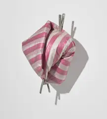 Michael Landy, Clipped, 1989, plastic tarpaulin and metal clips