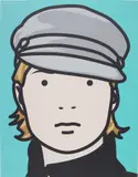 Julian Opie, Kate (model with hat)