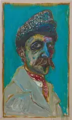 Billy Childish, Untitled, 2010, oil and charcoal on linen