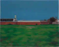 Scenes from the Passion: Sunday Morning by George Shaw, 2000, enamel on board, sold Jul 2020