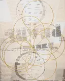 Garth Weiser, Pearl, 2010, acrylic and gold leaf on canvas