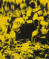David Ratcliff, ANTENNA EFFECT, 2007, acrylic and enamel on canvas
