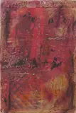 JPW3, R Charm, 2014, wax and ink on canvas