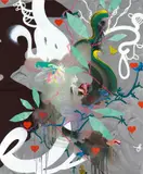 Fiona Rae, My Heart is Full of Joy, 2008, oil, acrylic and gouache on canvas