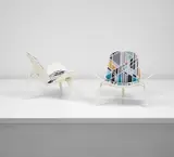Sarah Morris, A Pair of Shell Chairs