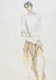 Howard Tangye, Mark, 1989, graphite, oil and gouache on paper