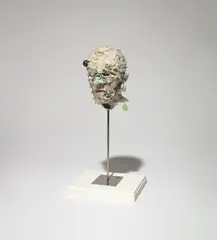 Untitled by David Altmejd, 2011, epoxy clay, plaster, glass eyes, synthetic hair, acrylic paint, wire, resin and quatrz, sold Jul 2020